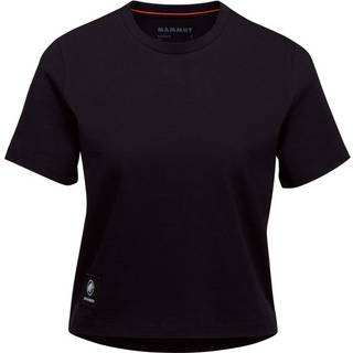 Mammut Women's Massone T-Shirt Cropped Patch Damer størrelse XL farve sort