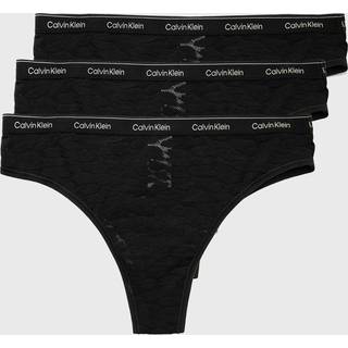 Calvin Klein 3-pak Modern Lace Brazilian - Black - X-Small