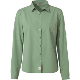 Vaude Women's Rosemoor L/S Shirt IV Bluse Damer størrelse 46 farve grøn