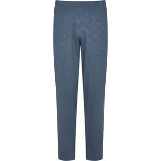 Mey Herren Pyjamahose blau Baumwolle & Mix Kariert