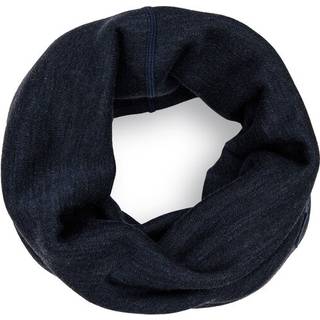 Buff Heavyweight Merino wool halsedisse-solid night blue