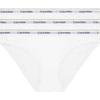 Calvin Klein 3-pak Low Rise Bikini Briefs - White - X-Small