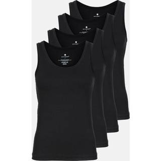 Tanktop 4-pak | Bambusviskose | Sort