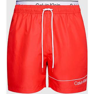 Calvin Klein Swimwear Herren Badeshorts rot unifarben