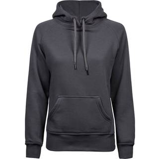 Tee Jays Hooded Dame Sweatshirt, Mørkegrå, Str. XL