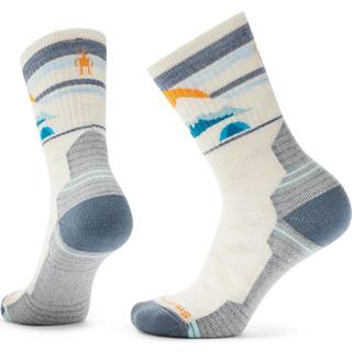 Smartwool Women's Hike Light Cushion New Pattern Crew Socks Vandresokker Damer størrelse M farve grå