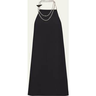 Prada Embellisehd cady minidress - black - S