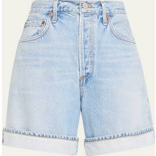 Agolde Dame high-rise denim shorts - blue - M