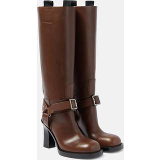 Burberry 100 leather knee-high boots - brown - EU 41