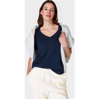 Sweaty Betty Sweaty Betty Navy Blue Essential V-Neck T-Shirt