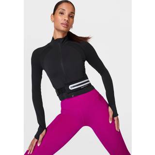Sweaty Betty Athlete Afkortet Seamless Workout Zip-Up SweatshirtStor