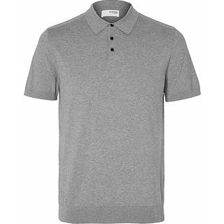 SLHBERG SS KNIT POLO NOOS