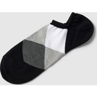 Burlington Herren Sneakersocken grau,schwarz Baumwolle & Mix Gemustert