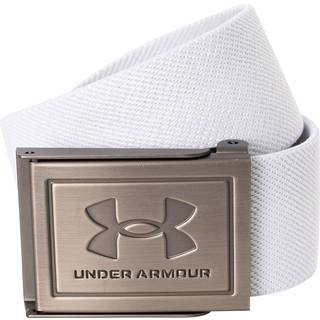 Under Armour Drive Stretch Webbing Men's Belt White / Halo Gray / Silver One Size