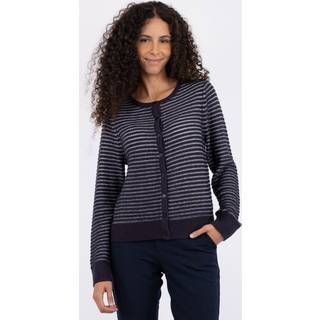 Neo Noir Britania Glitter Strikcardigan - Blå - str. 40