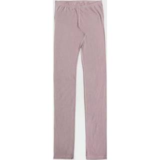Leggings i lys blomme 100% uld - kvinder