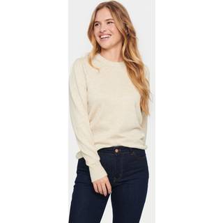 Saint Tropez MilaSZ Pullover - Natur - Str S - Damer
