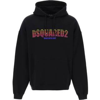DSQUARED2 Logo Pullover Hoodie Black
