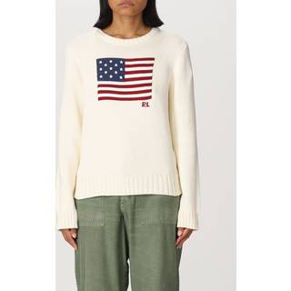 Polo Ralph Lauren - Hvid - Flag Cn-Long Sleeve-Pullover - X-Small