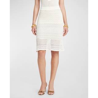 Tom Ford Crochet miniskirt - white - XL