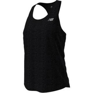 New Balance Athletics Tanktop til Dame - Sort, Str. S, Letvægts Singlet til Løb