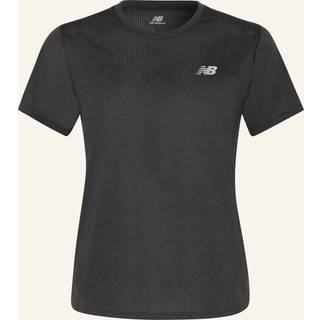 New Balance Women's Athletics T-Shirt Black Heather, S