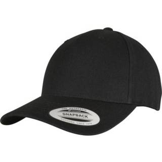 FLEXFIT FX5789M YP Classics 5-Panel Premium Curved Visor Snapback Cap Black One Size