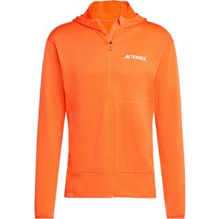 TERREX XERIOR LIGHT FLEECE HOODED JAKKE - Semi Impact Orange