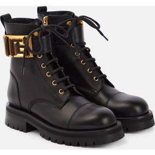Balmain Romy leather lace-up boots - black - EU 35