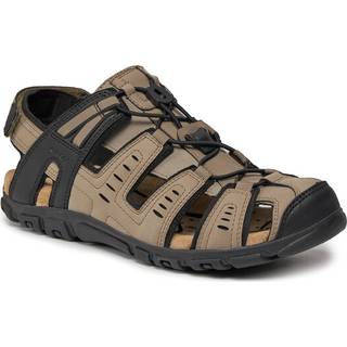 Geox S.STRADA C U4524C000EKC6738 taupe - Trekkingsandale f?r Herren