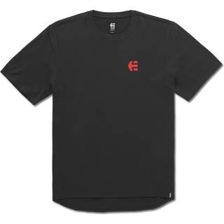 Etnies T-Shirt Icon Quick Dry Tee Sort/Rød