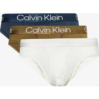 Calvin Klein Underwear Herren Slips grau,grün Baumwolle & Mix unifarben