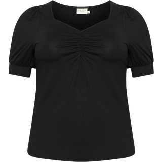 Kaffe Curve KCsissy Bluse - Sort - Str S - Damer