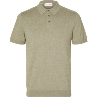 SLHBERG SS KNIT POLO NOOS