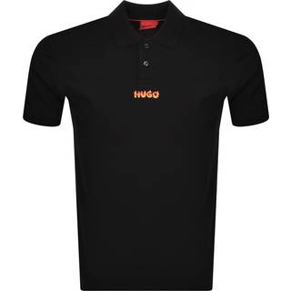 HUGO Herren Polo-Shirt schwarz