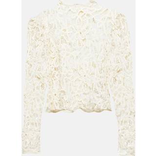 Isabel Marant Neline floral embroidered cotton top - white - XXS