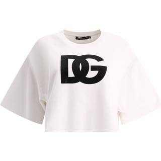 Dolce&Gabbana Logo cotton jersey T-shirt - white - XS