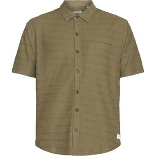 Solid Stripe Skjorte, Burned Olive, S