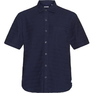 Solid Stripe Skjorte, Night Sky, S