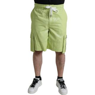 Dolce & Gabbana Light Grøn Bomuld Herre Cargo Bermuda Shorts