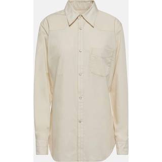 Lemaire Cotton poplin shirt - neutrals - XL