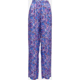 Isabel Marant Piera printed silk-blend pants - multicoloured - S