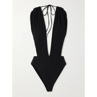 Saint Laurent Halterneck swimsuit - black - XS