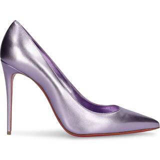 Christian Louboutin Kate 100 metallic leather pumps - purple - EU 41