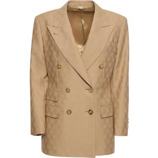 Gucci GG wool jacquard blazer - beige - XS