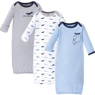 Luvable Friends Unisex Baby Cotton Gowns Airplane 0-6 måneder