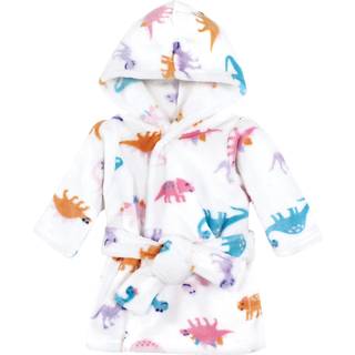 Hudson baby unisex baby plys dyre ansigt badekåbe pige dinosaur 0-9 måneder