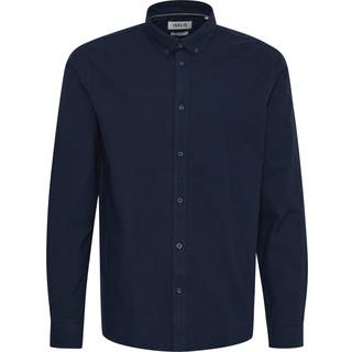 Solid Val Oxford Stretch Shirt LS Insignia Blue