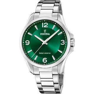 Herre Festina F20656/3 Grøn Sølv Ur
