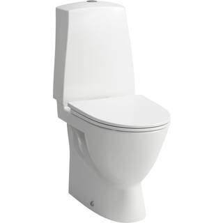 LAUFEN Pro-N toilet med skjult S-lås, hvid